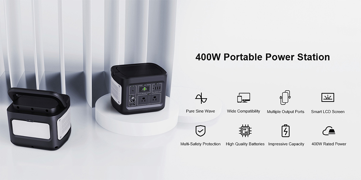 Сонячний генератор потужністю 400 Вт, який не потребує обслуговування, для зарядки